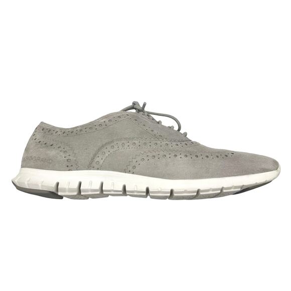 Cole Haan | Women | Zero Grand Tour Gray Suede Oxford Sneakers | Size 10 B - Picture 12 of 12